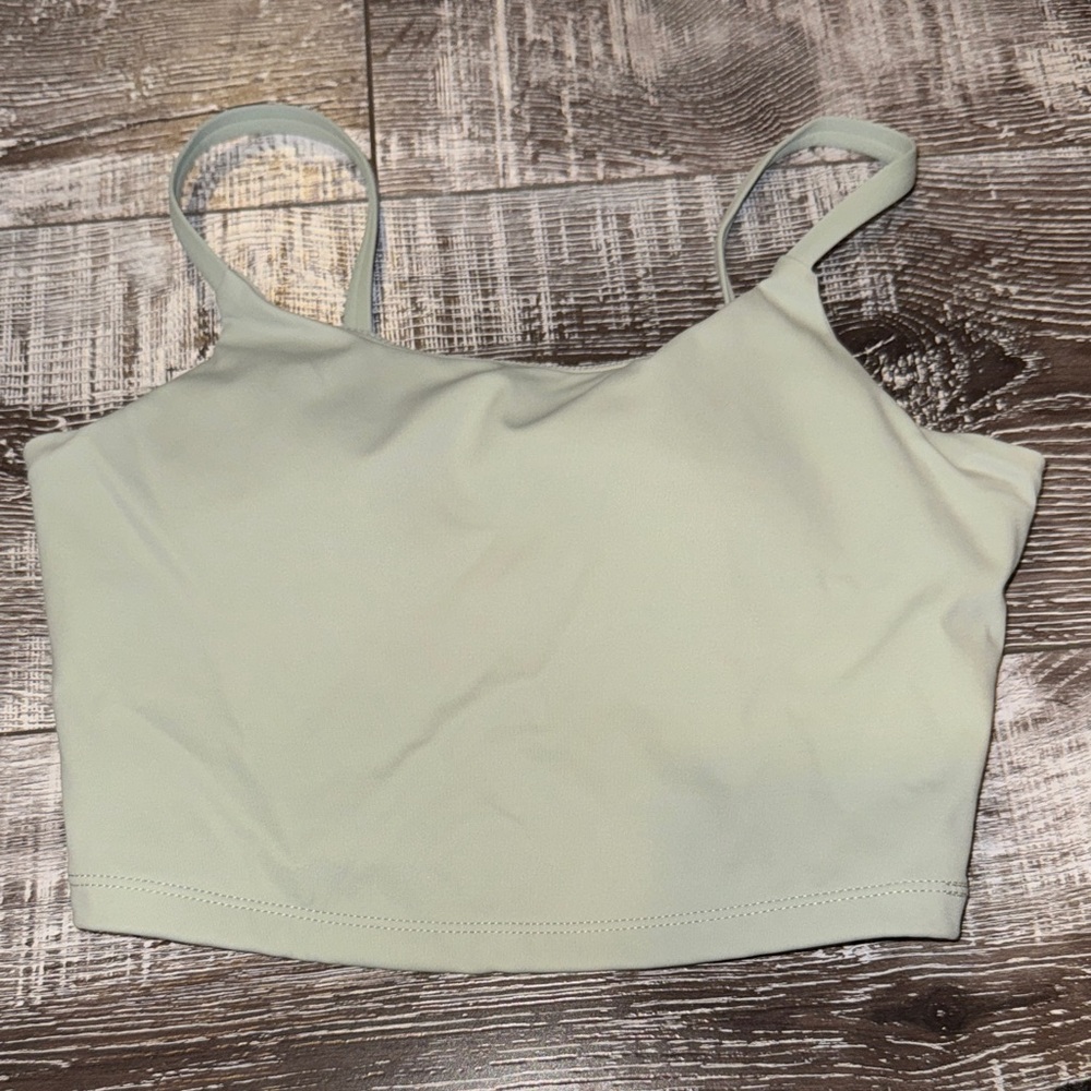 Light Green Crop Top